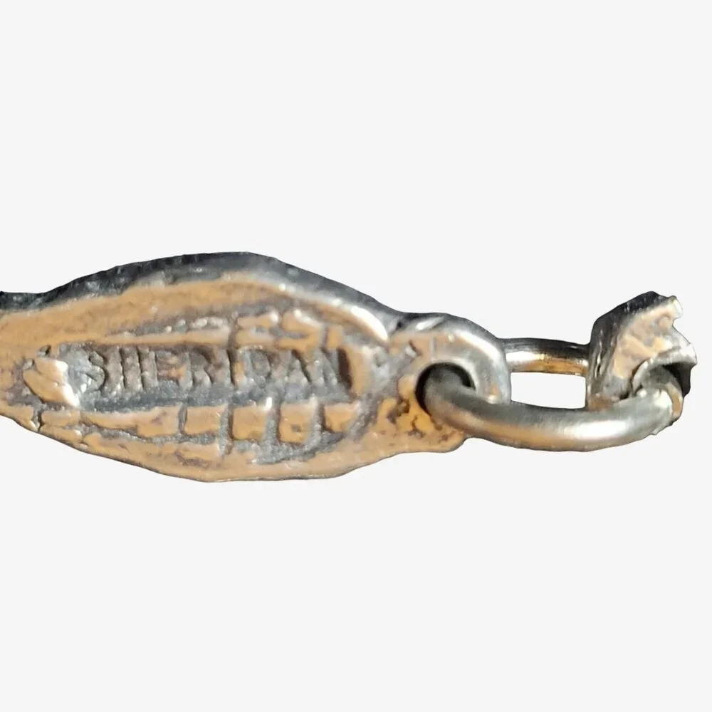 Sheridan Silvertone Pewter Gardening Theme Brooch Hat Trowel Watering Can Charms - Picture 4 of 4